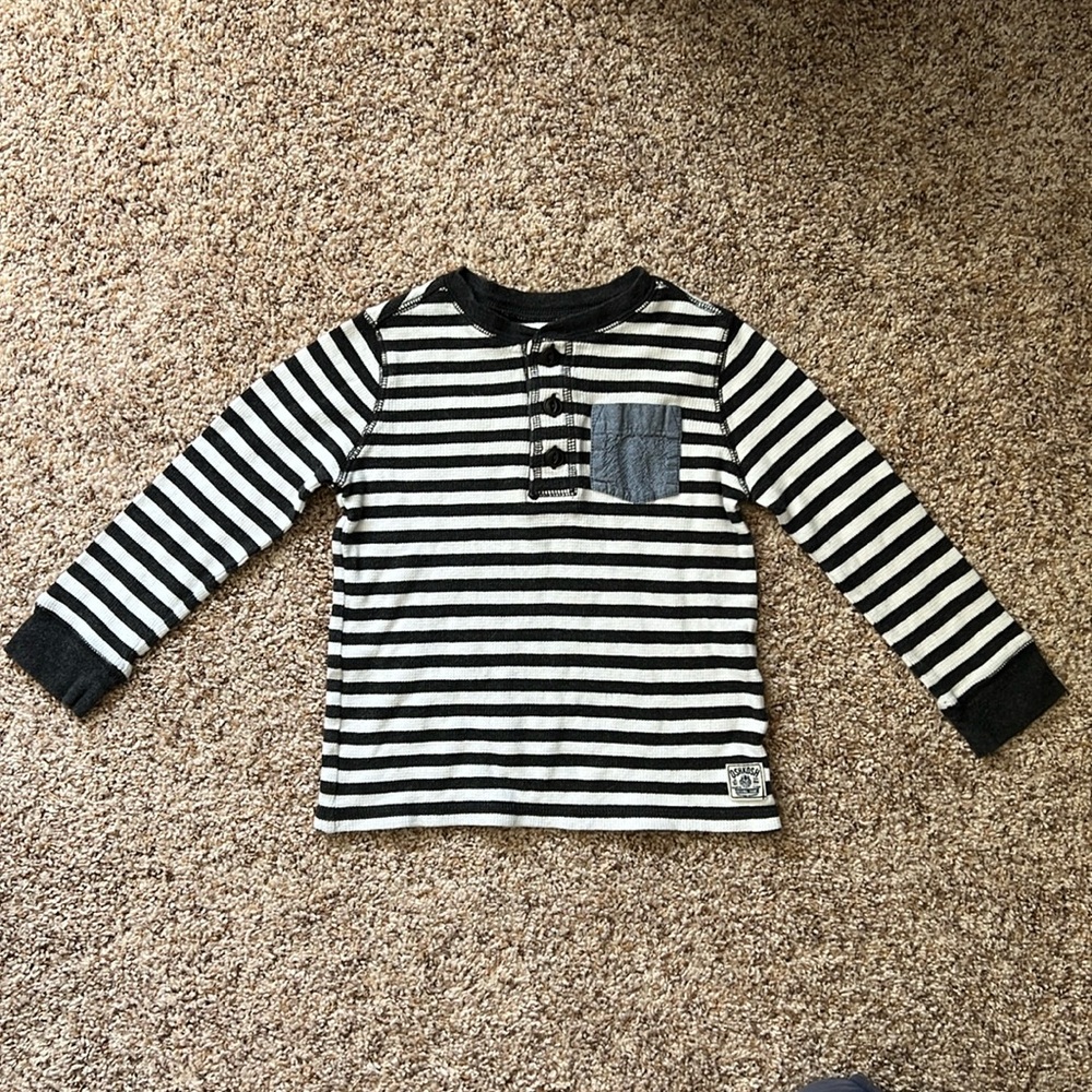 (4/$10) OshKosh striped long sleeve t shirt